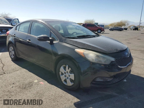 2015 Kia Forte LX with VIN KNAFK4A61F5426741, listed as a Copart auction lot 44548525 with 154,265 mi miles and Salvage Title. Bid and sale history available at carsss.com. Image 4.