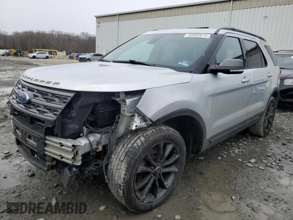 2018 Ford Explorer XLT with VIN 1FM5K8DH2JGC38192, listed as a Copart auction lot 44565615 with 50,629 mi miles and Salvage Title. Bid and sale history available at DreamBid. Image 1.