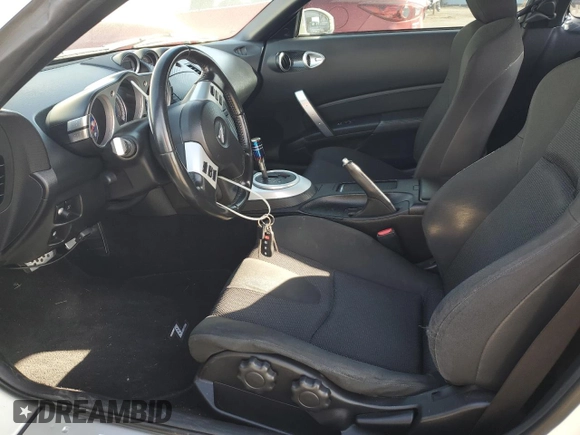 2007 Nissan 350Z Touring with VIN JN1BZ34D37M500690, listed as a Copart auction lot 53740525 with 107,393 mi miles and Salvage Title. Bid and sale history available at carsss.com. Image 7.