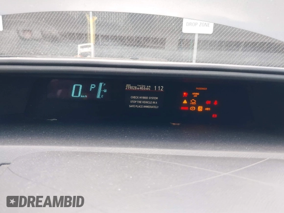 2014 Toyota Prius One with VIN JTDKDTB39E1070331, listed as a IAAI auction lot 42086348 with 219,028 mi miles and . Bid and sale history available at DreamBid. Image 7.