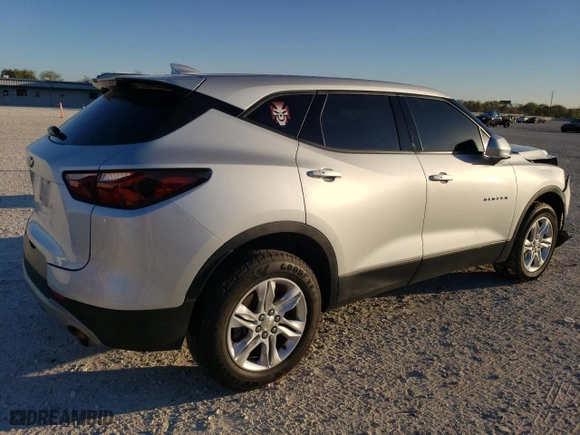 2020 Chevrolet Blazer LT with VIN 3GNKBCR40LS721739, listed as a Copart auction lot 80768934 with 106,444 mi miles and Salvage Title. Bid and sale history available at carsss.com. Image 3.