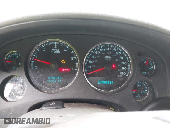 2008 Chevrolet Tahoe LS with VIN 1GNFC13C08R122594, listed as a IAAI auction lot 42239106 with 236,861 mi miles and . Bid and sale history available at DreamBid. Image 7.