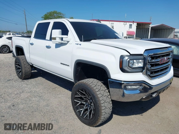 2017 GMC Sierra 1500 SLT z VIN 3GTU2NEC2HG474079, wystawiony jako IAAI lot #41899673 z przebiegiem 104 033 mil mil oraz . Historia ofert i sprzedaży dostępna na DreamBid. Obrazek 1.
