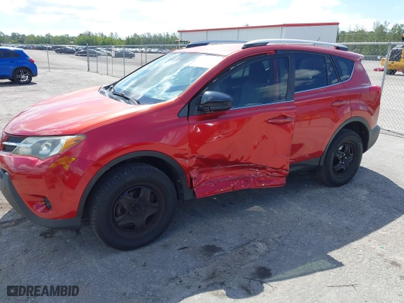 2014 Toyota RAV4 LE with VIN JTMZFREV4EJ005203, listed as a IAAI auction lot 42022295 with 130,193 mi miles. Bid and sale history available at carsss.com. Image 6.