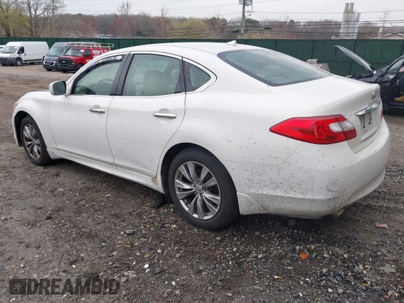 2012 Infiniti M37 with VIN JN1BY1AR6CM392969, listed as a IAAI auction lot 42021761 with 213,718 mi miles. Bid and sale history available at carsss.com. Image 3.