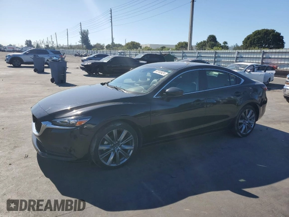 2021 Mazda 6 Touring with VIN JM1GL1VM7M1614986, listed as a Copart auction lot 83183424 with 38,168 mi miles and Salvage Title. Bid and sale history available at DreamBid. Image 1.