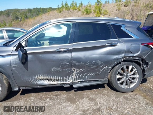 2020 Infiniti QX50 Essential with VIN 3PCAJ5M1XLF101179, listed as a IAAI auction lot 41761070 with 76,662 mi miles and . Bid and sale history available at DreamBid. Image 6.