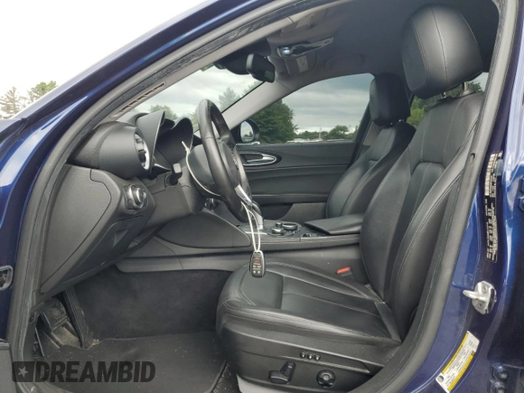 2019 Alfa Romeo Giulia Sport with VIN ZARFAMAN9K7612254, listed as a Copart auction lot 67827404 with 88,116 mi miles and Salvage Title. Bid and sale history available at carsss.com. Image 7.