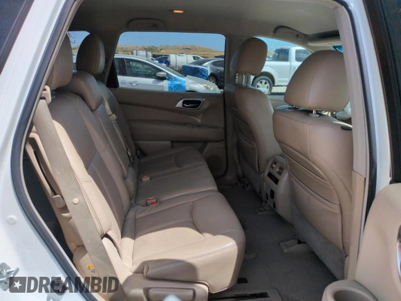 2013 Nissan Pathfinder SL with VIN 5N1AR2MMXDC622141, listed as a Copart auction lot 58653305 with 91,331 mi miles and Salvage title. Bid and sale history available at DreamBid. Image 10.