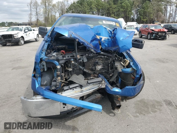 2010 Ford F-150 XL with VIN 1FTEX1E88AFD60038, listed as a Copart auction lot 49773115 with 105,461 mi miles and Salvage title. Bid and sale history available at DreamBid. Image 5.