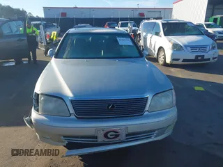 2000 Lexus LS 400 with VIN JT8BH28F9Y0181339, listed as a IAAI auction lot 41589304 with 252,625 mi miles. Bid and sale history available at carsss.com. Image 12.