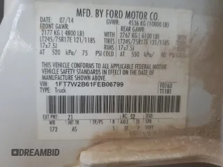 2015 Ford F-250 Lariat с VIN 1FT7W2B61FEB06799, выставлен на аукционе Copart как лот 53825105 с пробегом 179 714 миль миль и Чистый • Clean title. История ставок и продаж доступна на DreamBid. Изображение 12.