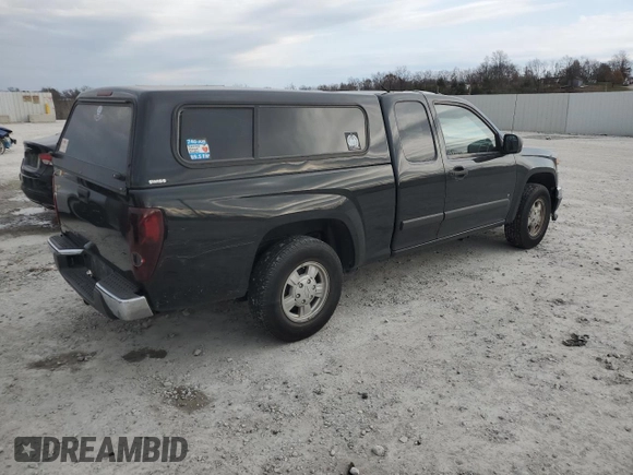 2008 Chevrolet Colorado LS with VIN 1GCCS19E688179377, listed as a Copart auction lot 82882334 with 124,583 mi miles and Salvage Title. Bid and sale history available at carsss.com. Image 3.