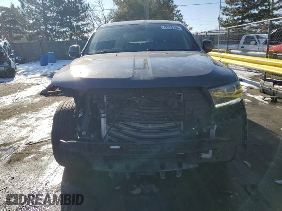 2017 Dodge Durango GT with VIN 1C4RDJDG8HC817087, listed as a Copart auction lot 42809705 with 166,860 mi miles and Salvage Title. Bid and sale history available at carsss.com. Image 5.