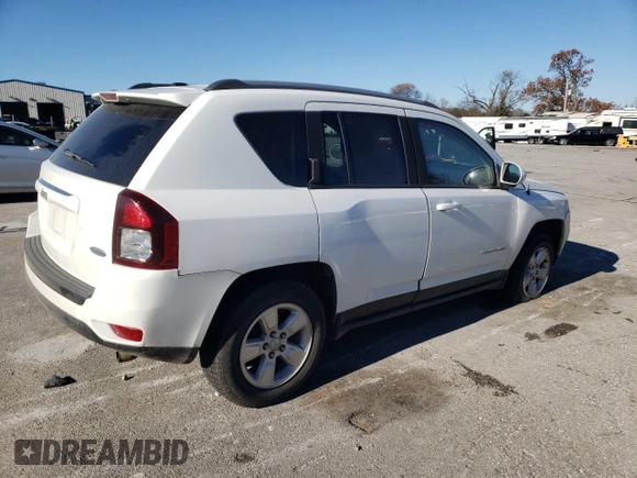 2016 Jeep Compass Latitude with VIN 1C4NJCEB5GD543037, listed as a Copart auction lot 80880834 with 0 mi miles and Salvage Title. Bid and sale history available at carsss.com. Image 3.