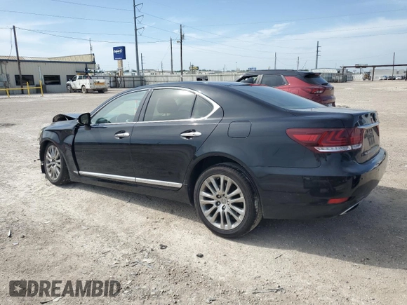 2014 Lexus LS 460 z VIN JTHBL5EF0E5131013, wystawiony jako Copart lot #56685775 z przebiegiem 217 666 mil mil oraz Szkoda całkowita • Salvage title. Historia ofert i sprzedaży dostępna na DreamBid. Obrazek 2.