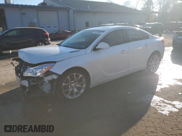 2016 Buick Regal GS with VIN 2G4GU5GX7G9126368, listed as a Copart auction lot 77679004 with 120,967 mi miles and Salvage Title. Bid and sale history available at carsss.com. Image 1.