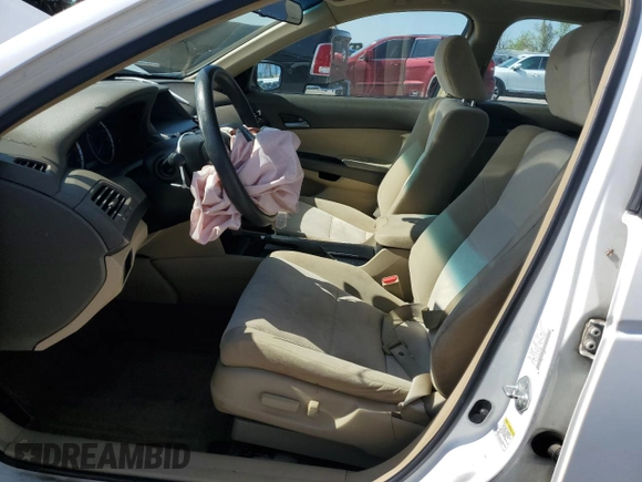 2009 Honda Accord LX-P with VIN 1HGCP26489A026899, listed as a Copart auction lot 52345195 with 186,057 mi miles and Salvage Title. Bid and sale history available at DreamBid. Image 7.