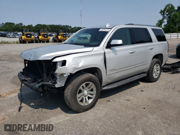 2018 Chevrolet Tahoe LT with VIN 1GNSKBKC7JR382344, listed as a Copart auction lot 58768135 with 103,557 mi miles and Salvage title. Bid and sale history available at DreamBid. Image 1.