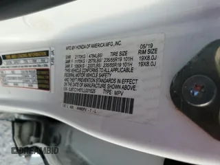 2020 Acura RDX Technology with VIN 5J8TC1H51LL001625, listed as a Copart auction lot 46814485 with 73,975 mi miles and Non Repairable. Bid and sale history available at DreamBid. Image 13.