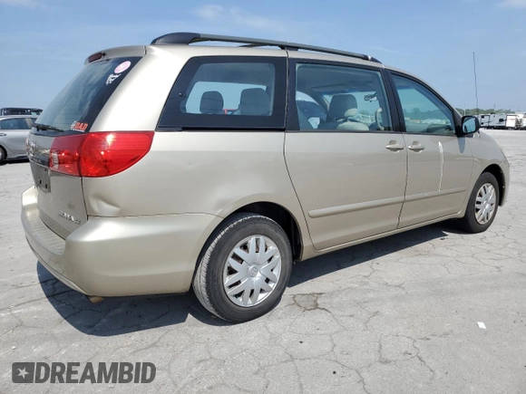 2007 Toyota Sienna CE with VIN 5TDZK23CX7S032027, listed as a Copart auction lot 55175235 with 325,539 mi miles and Clean Title. Bid and sale history available at carsss.com. Image 3.
