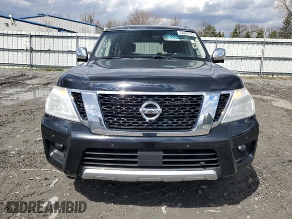 2017 Nissan Armada SV with VIN JN8AY2NC5H9506303, listed as a Copart auction lot 53320355 with 86,953 mi miles and Clean Title. Bid and sale history available at carsss.com. Image 5.