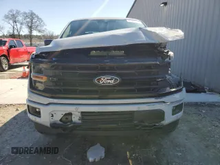 2024 Ford F-150 XLT with VIN 1FTFW3L55RFA53143, listed as a Copart auction lot 47960675 with 6,847 mi miles and Salvage Title. Bid and sale history available at carsss.com. Image 5.