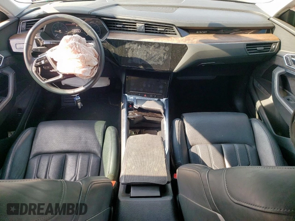 2019 Audi e-tron Prestige with VIN WA1VABGE1KB013888, listed as a Copart auction lot 55246035 with 41,529 mi miles and Salvage Title. Bid and sale history available at DreamBid. Image 8.