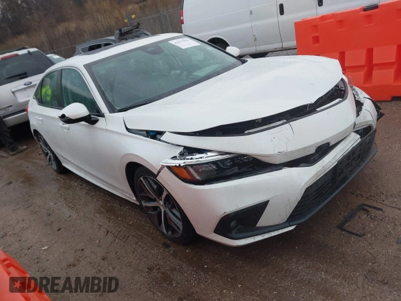 2023 Honda Civic Touring z VIN 2HGFE1F93PH304731, wystawiony jako IAAI lot #41675935 z przebiegiem 27 435 mil mil oraz . Historia ofert i sprzedaży dostępna na DreamBid. Obrazek 1.