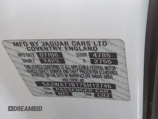 2007 Jaguar XJ with VIN SAJWA71B17SH12746, listed as a IAAI auction lot 41401422 with 99,735 mi miles. Bid and sale history available at carsss.com. Image 9.