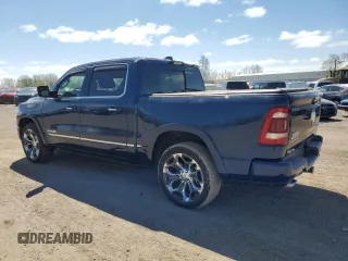 2021 Ram 1500 Limited with VIN 1C6SRFHTXMN830128, listed as a Copart auction lot 55798585 with 44,954 mi miles and Clean title. Bid and sale history available at DreamBid. Image 2.