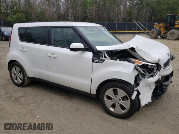 2015 Kia Soul with VIN KNDJN2A22F7804771, listed as a Copart auction lot 51493755 with 52,666 mi miles and Salvage Title. Bid and sale history available at DreamBid. Image 4.