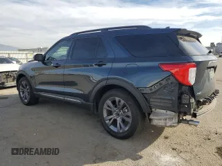 2023 Ford Explorer XLT with VIN 1FMSK7DH3PGA95078, listed as a Copart auction lot 43960065 with 20,344 mi miles and Salvage Title. Bid and sale history available at carsss.com. Image 2.