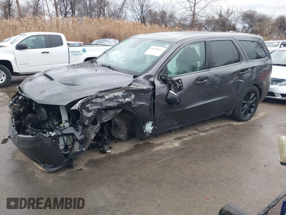 2018 Dodge Durango R/T with VIN 1C4SDJCT9JC496750, listed as a IAAI auction lot 41346614 with 136,646 mi miles and . Bid and sale history available at DreamBid. Image 2.
