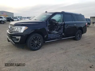 2019 Ford Expedition Max Limited with VIN 1FMJK1KT6KEA50401, listed as a Copart auction lot 41453465 with 107,782 mi miles and Salvage Title. Bid and sale history available at DreamBid. Image 1.
