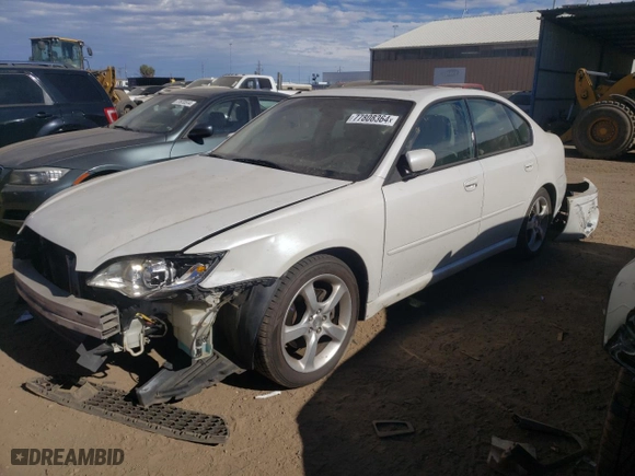2008 Subaru Legacy (Natl) Ltd with VIN 4S3BL626287215595, listed as a Copart auction lot 77808364 with 131,601 mi miles and Salvage Title. Bid and sale history available at carsss.com. Image 1.