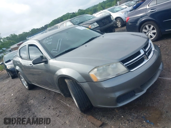 2012 Dodge Avenger SE with VIN 1C3CDZAG1CN280766, listed as a IAAI auction lot 42132012 with 210,467 mi miles and . Bid and sale history available at DreamBid. Image 1.