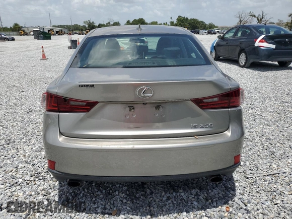 2014 Lexus IS 250 with VIN JTHBF1D21E5043554, listed as a Copart auction lot 65558495 with 171,755 mi miles and Salvage title. Bid and sale history available at DreamBid. Image 6.