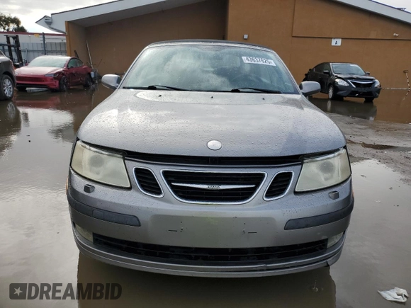2005 Saab 9-3 Arc z VIN YS3FD79Y456003514, wystawiony jako Copart lot #43637625 z przebiegiem 122 377 mil mil oraz Szkoda całkowita • Salvage title. Historia ofert i sprzedaży dostępna na DreamBid. Obrazek 5.