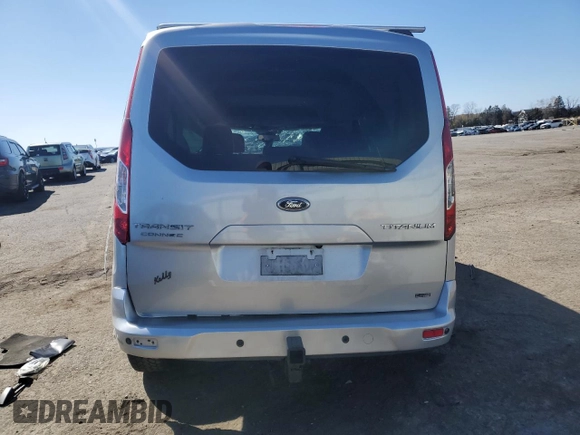 2015 Ford Transit Connect Wagon Titanium with VIN NM0GE9G74F1187704, listed as a Copart auction lot 50980595 with 201,583 mi miles and Salvage Title. Bid and sale history available at carsss.com. Image 6.