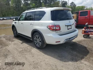 2017 Nissan Armada SL with VIN JN8AY2ND0H9000922, listed as a Copart auction lot 50698965 with 170,769 mi miles and Salvage Title. Bid and sale history available at carsss.com. Image 2.