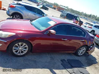 2012 Hyundai Genesis 3.8L with VIN KMHGC4DD4CU176486, listed as a IAAI auction lot 41674122 with 148,085 mi miles. Bid and sale history available at carsss.com. Image 14.