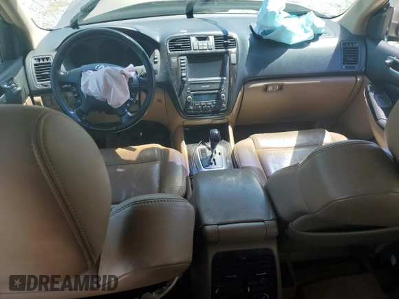 2006 Acura MDX Touring w/Navi with VIN 2HNYD18896H539092, listed as a Copart auction lot 57190874 with 0 mi miles and Salvage Title. Bid and sale history available at carsss.com. Image 8.