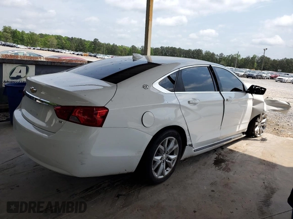 2018 Chevrolet Impala LT with VIN 1G1105SA8JU135527, listed as a Copart auction lot 54045715 with 214,599 mi miles and Clean Title. Bid and sale history available at DreamBid. Image 3.