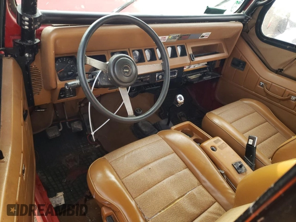 1995 Jeep Wrangler S with VIN 1J4FY19P5SP286022, listed as a Copart auction lot 82615144 with 194,475 mi miles and Clean Title. Bid and sale history available at carsss.com. Image 8.