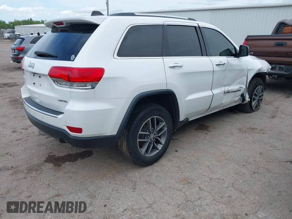 2018 Jeep Grand Cherokee Limited with VIN 1C4RJEBG0JC269112, listed as a IAAI auction lot 42107594 with Not provided miles and . Bid and sale history available at DreamBid. Image 4.