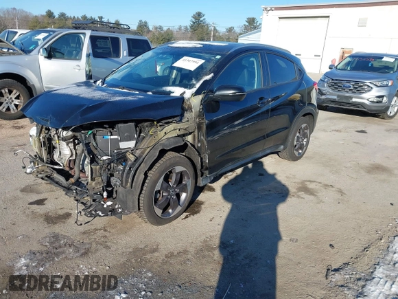 2018 Honda HR-V EX-L Navi with VIN 3CZRU5H76JM709888, listed as a IAAI auction lot 41307991 with 92,994 mi miles. Bid and sale history available at carsss.com. Image 18.
