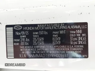 2024 Genesis GV70 2.5T z VIN 5NMMADTB9RH009697, wystawiony jako IAAI lot #42708827 z przebiegiem 5 369 mil mil oraz . Historia ofert i sprzedaży dostępna na DreamBid. Obrazek 9.