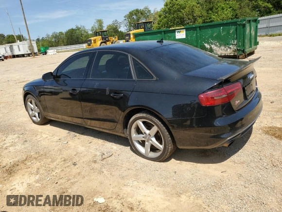 2014 Audi S4 Prestige with VIN WAUKGAFL0EA090678, listed as a Copart auction lot 51288524 with 117,581 mi miles and Salvage Title. Bid and sale history available at carsss.com. Image 2.