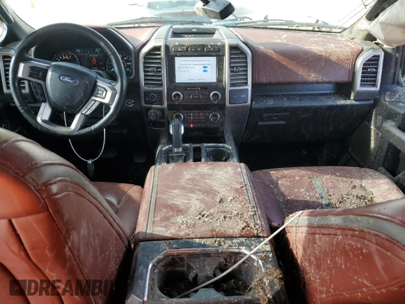 2019 Ford F-150 XL with VIN 1FTEW1E46KFD25631, listed as a Copart auction lot 43272255 with 146,160 mi miles and Salvage Title. Bid and sale history available at DreamBid. Image 8.